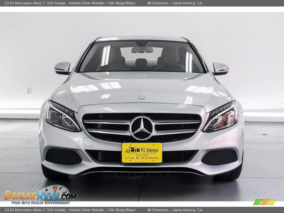 2016 Mercedes-Benz C 300 Sedan Iridium Silver Metallic / Silk Beige/Black Photo #2