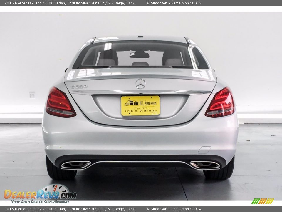 2016 Mercedes-Benz C 300 Sedan Iridium Silver Metallic / Silk Beige/Black Photo #3