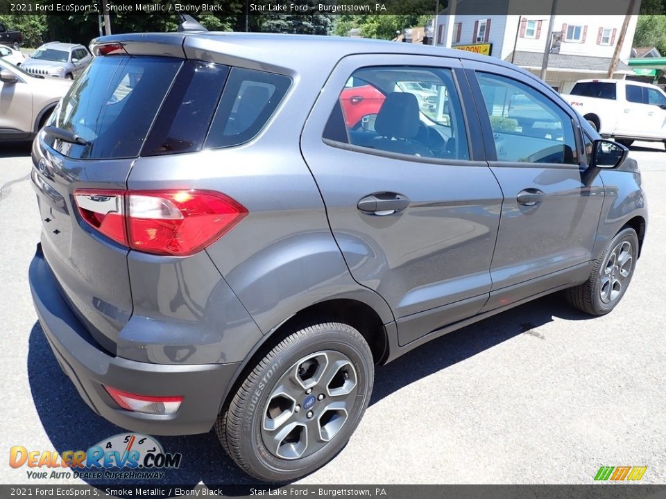 2021 Ford EcoSport S Smoke Metallic / Ebony Black Photo #6