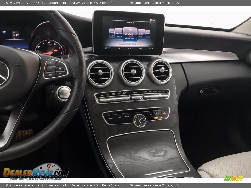 2016 Mercedes-Benz C 300 Sedan Iridium Silver Metallic / Silk Beige/Black Photo #5