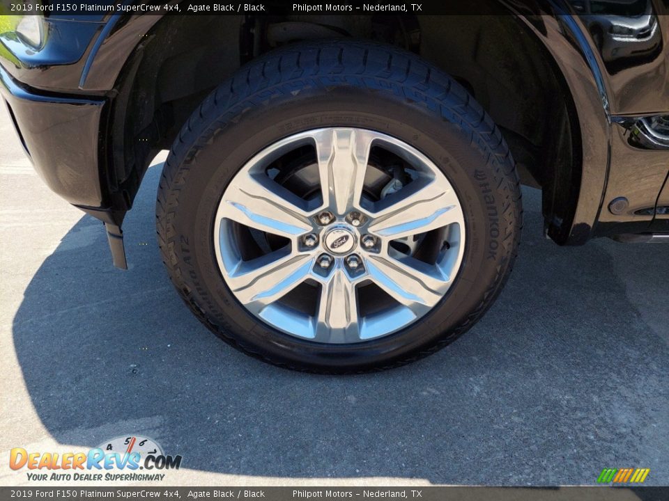 2019 Ford F150 Platinum SuperCrew 4x4 Agate Black / Black Photo #9