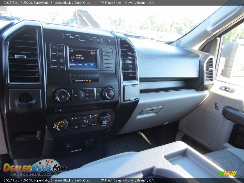 2017 Ford F150 XL SuperCab Shadow Black / Earth Gray Photo #33