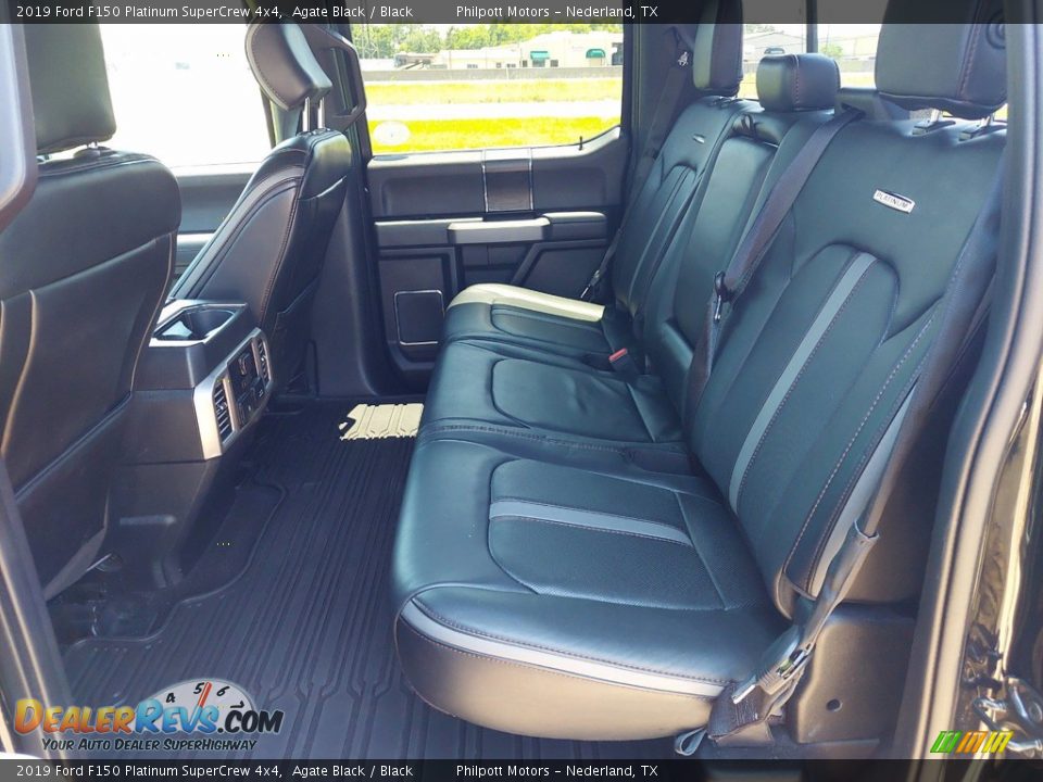 2019 Ford F150 Platinum SuperCrew 4x4 Agate Black / Black Photo #12