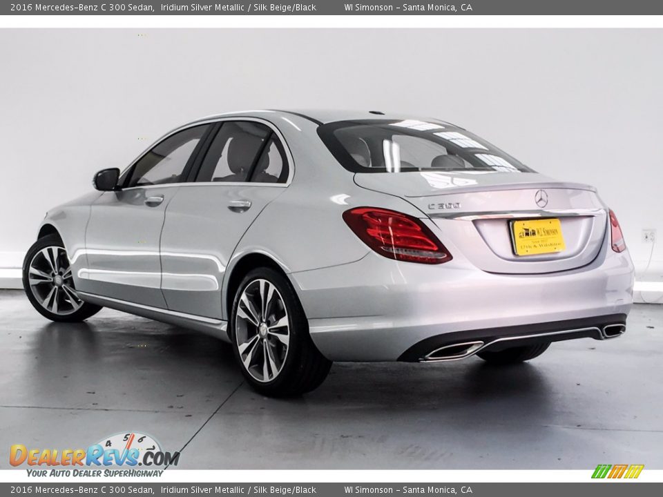 2016 Mercedes-Benz C 300 Sedan Iridium Silver Metallic / Silk Beige/Black Photo #10