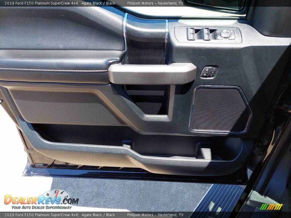 2019 Ford F150 Platinum SuperCrew 4x4 Agate Black / Black Photo #13