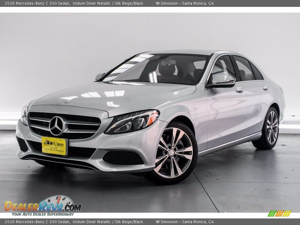 2016 Mercedes-Benz C 300 Sedan Iridium Silver Metallic / Silk Beige/Black Photo #12