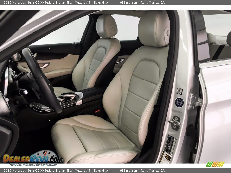 2016 Mercedes-Benz C 300 Sedan Iridium Silver Metallic / Silk Beige/Black Photo #15