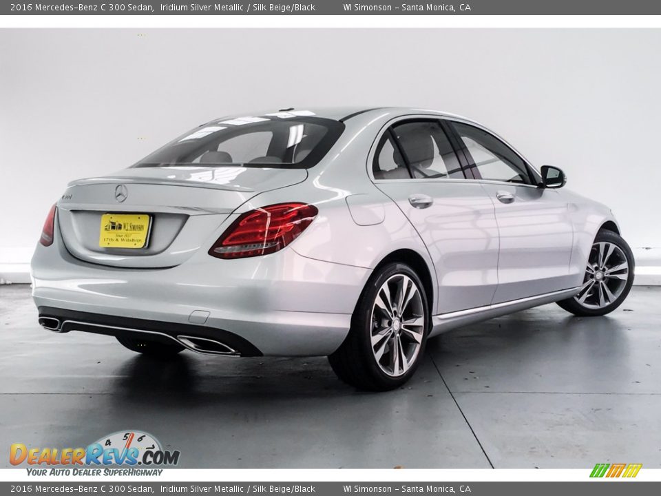 2016 Mercedes-Benz C 300 Sedan Iridium Silver Metallic / Silk Beige/Black Photo #16