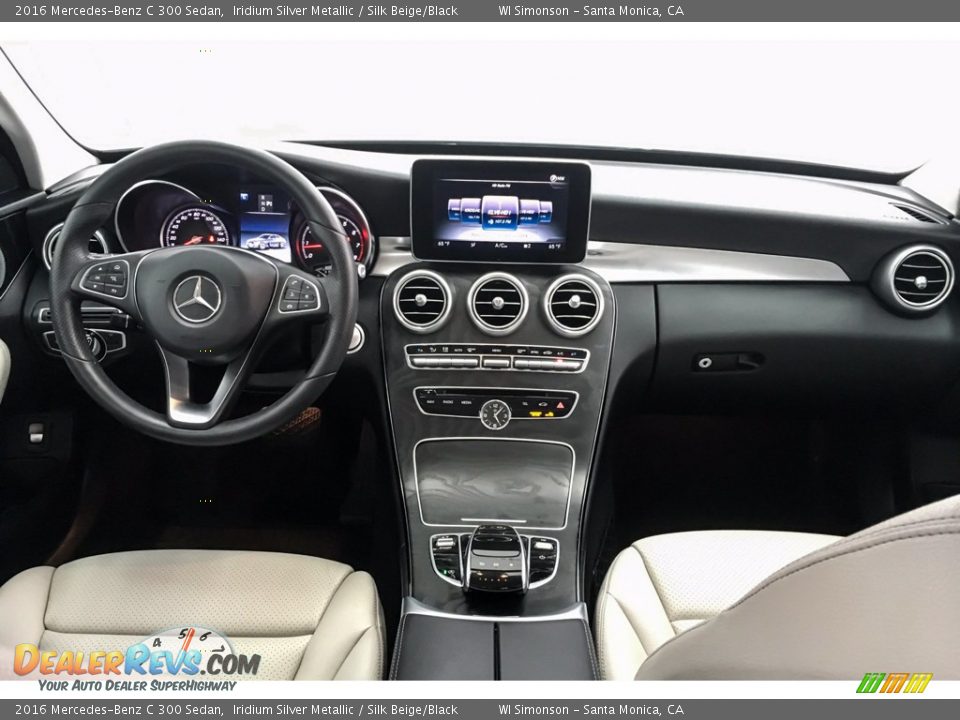 2016 Mercedes-Benz C 300 Sedan Iridium Silver Metallic / Silk Beige/Black Photo #18