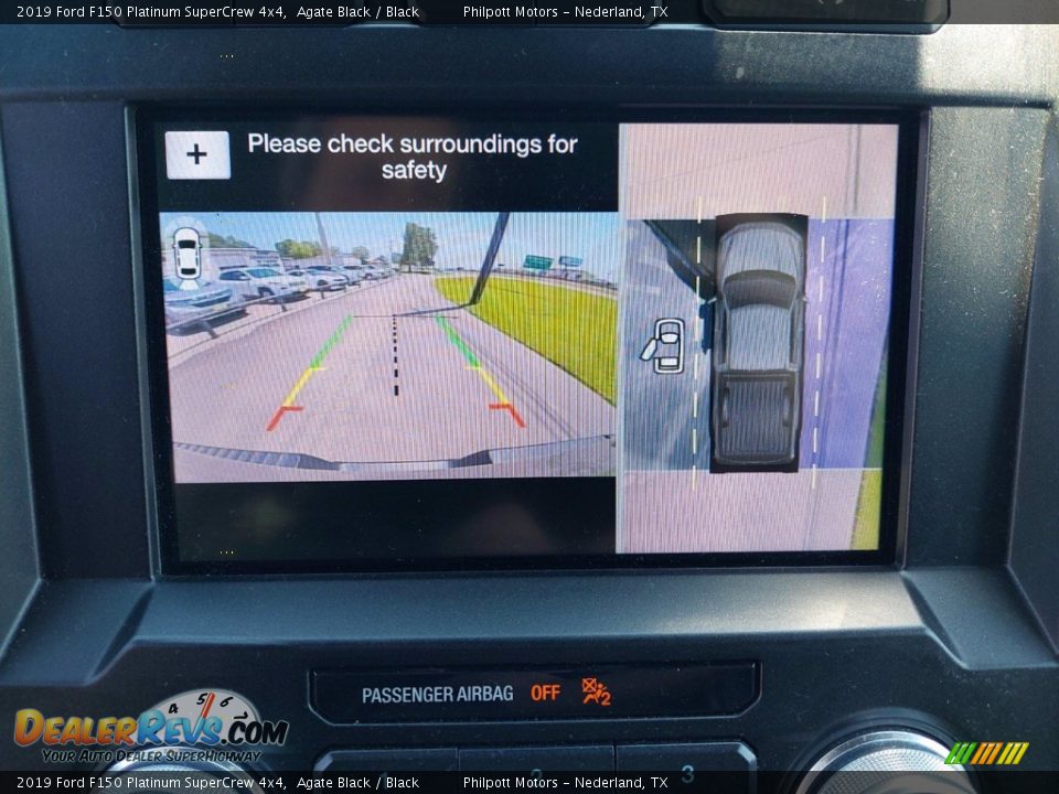 2019 Ford F150 Platinum SuperCrew 4x4 Agate Black / Black Photo #21