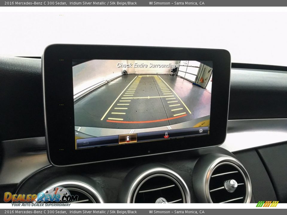 2016 Mercedes-Benz C 300 Sedan Iridium Silver Metallic / Silk Beige/Black Photo #22