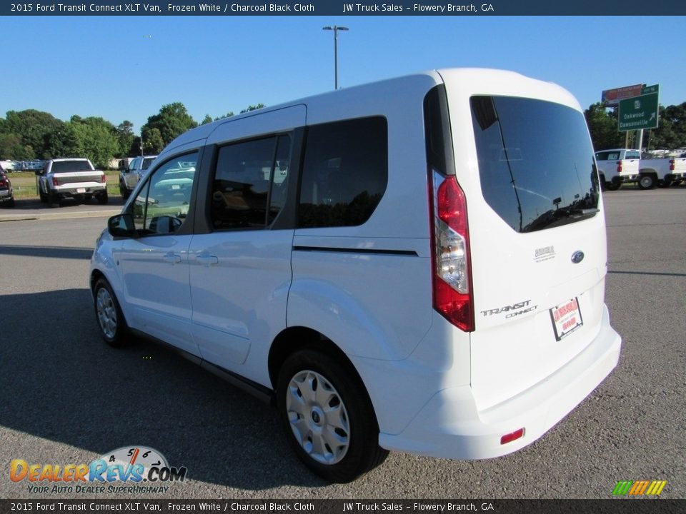 2015 Ford Transit Connect XLT Van Frozen White / Charcoal Black Cloth Photo #3