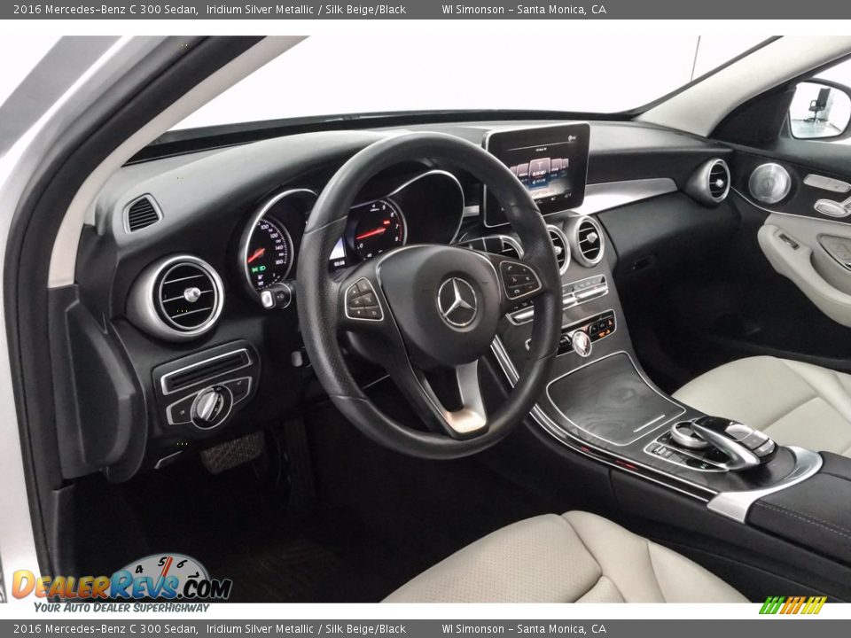 2016 Mercedes-Benz C 300 Sedan Iridium Silver Metallic / Silk Beige/Black Photo #23