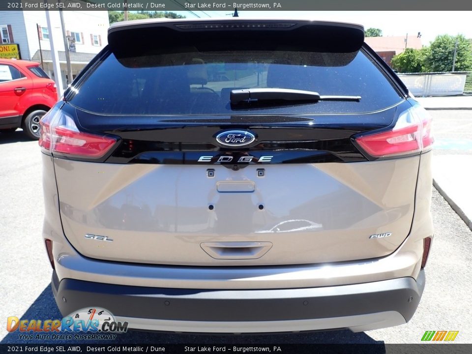 2021 Ford Edge SEL AWD Desert Gold Metallic / Dune Photo #4