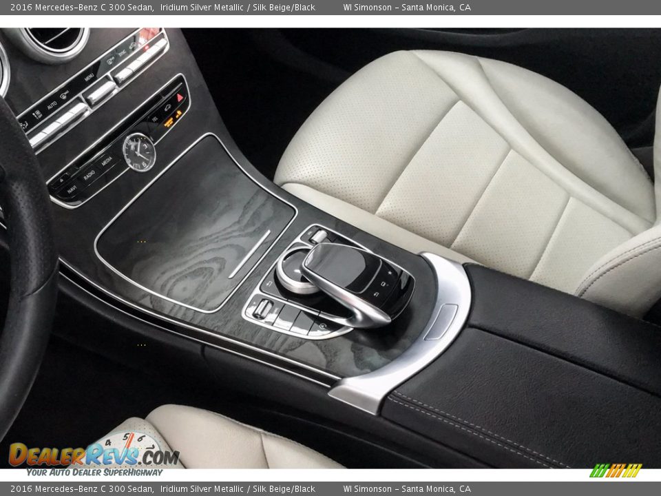 2016 Mercedes-Benz C 300 Sedan Iridium Silver Metallic / Silk Beige/Black Photo #24