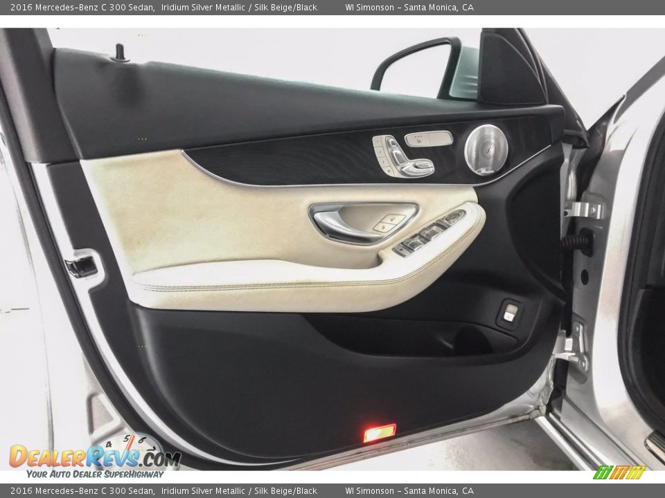 2016 Mercedes-Benz C 300 Sedan Iridium Silver Metallic / Silk Beige/Black Photo #26
