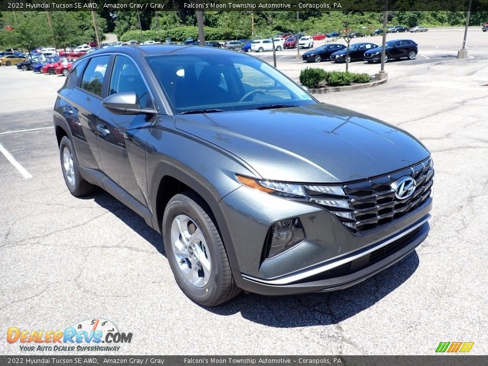 2022 Hyundai Tucson SE AWD Amazon Gray / Gray Photo #3