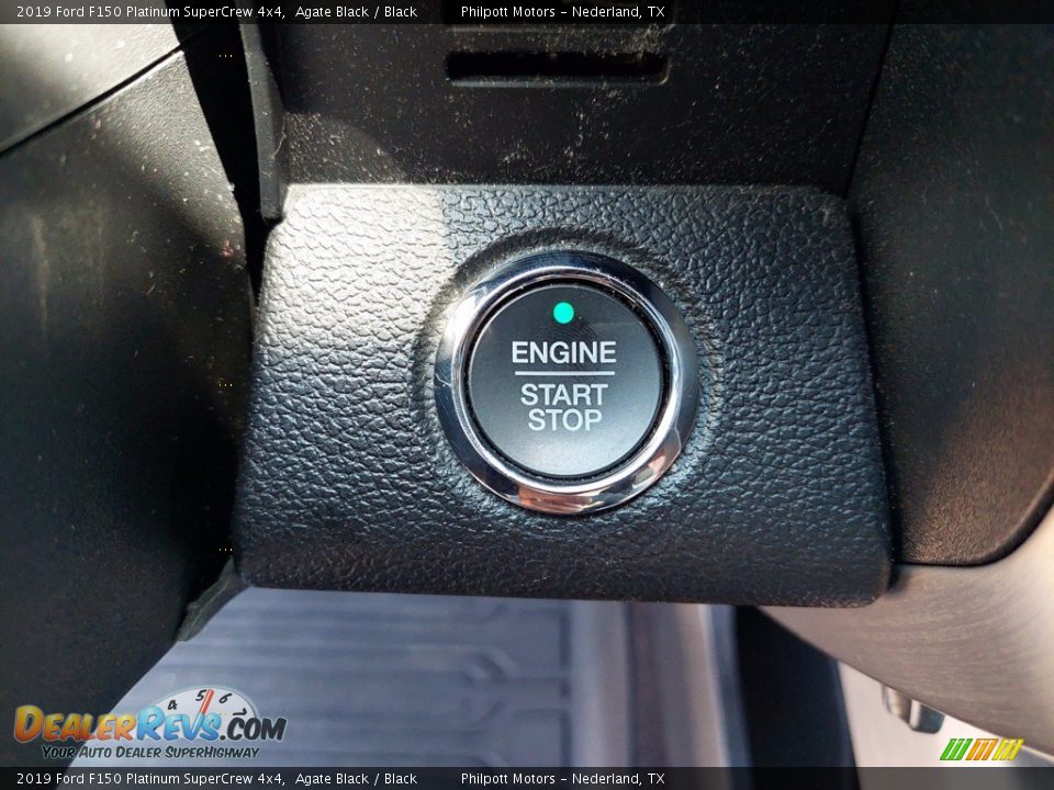 2019 Ford F150 Platinum SuperCrew 4x4 Agate Black / Black Photo #27