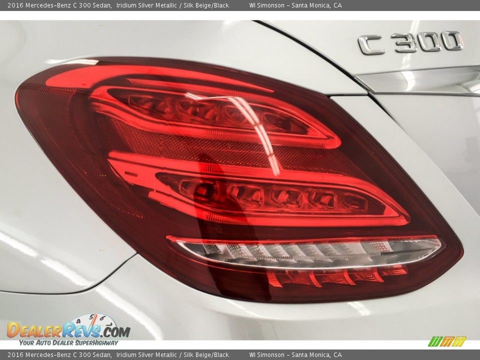 2016 Mercedes-Benz C 300 Sedan Iridium Silver Metallic / Silk Beige/Black Photo #27