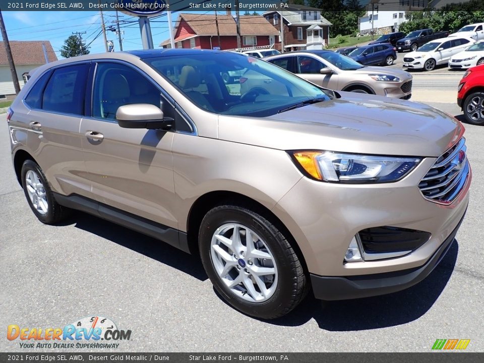 Front 3/4 View of 2021 Ford Edge SEL AWD Photo #8
