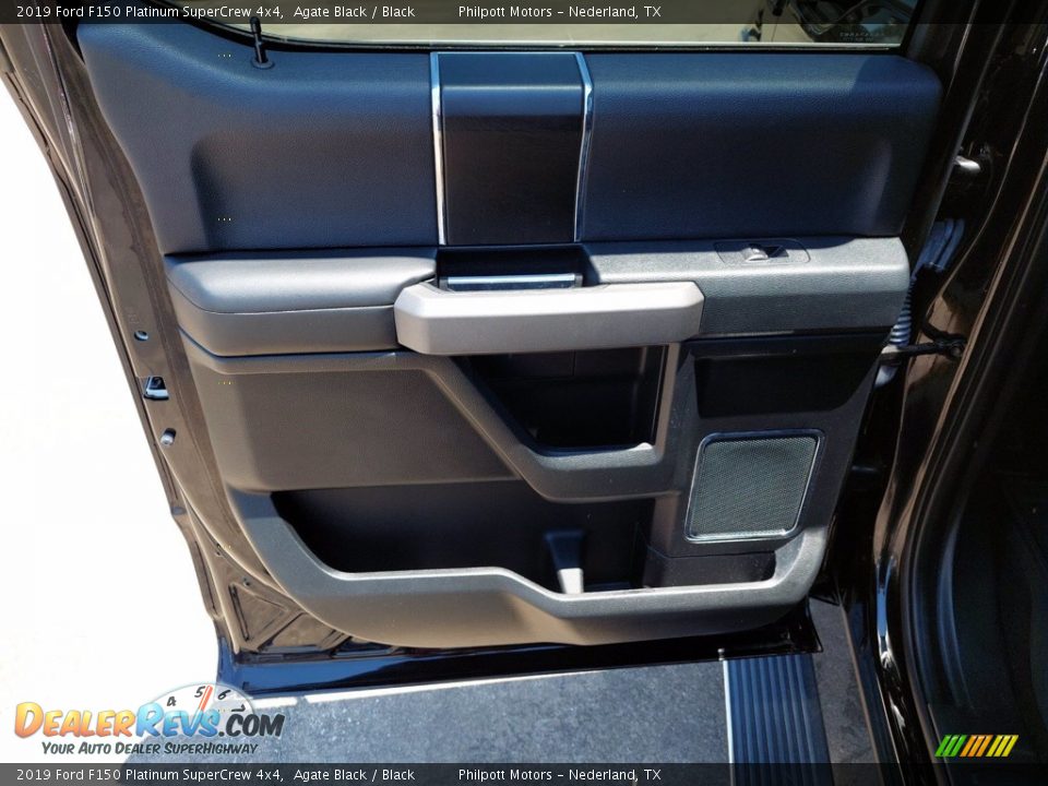 2019 Ford F150 Platinum SuperCrew 4x4 Agate Black / Black Photo #28