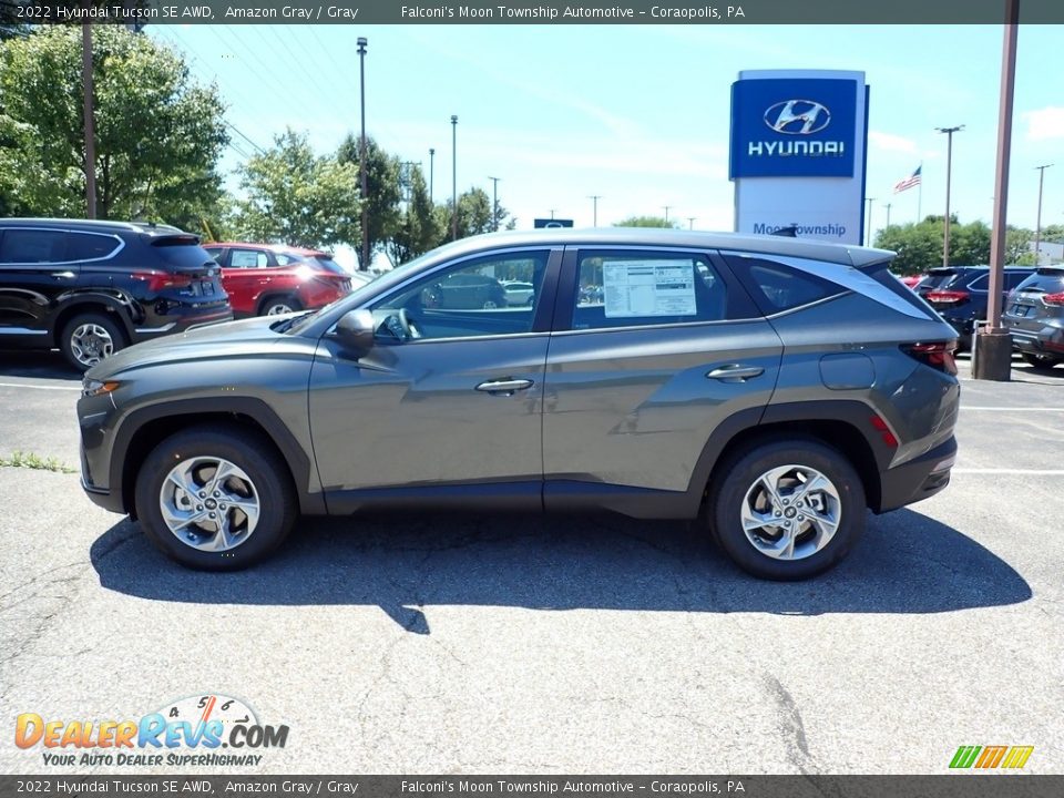 2022 Hyundai Tucson SE AWD Amazon Gray / Gray Photo #6