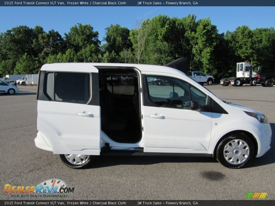 2015 Ford Transit Connect XLT Van Frozen White / Charcoal Black Cloth Photo #12