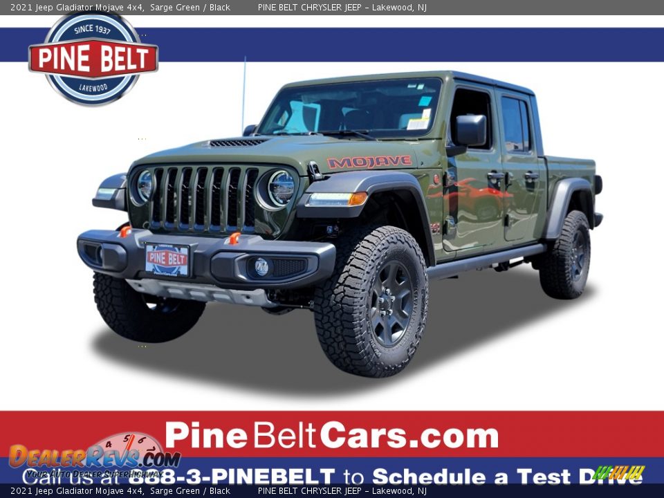 2021 Jeep Gladiator Mojave 4x4 Sarge Green / Black Photo #1