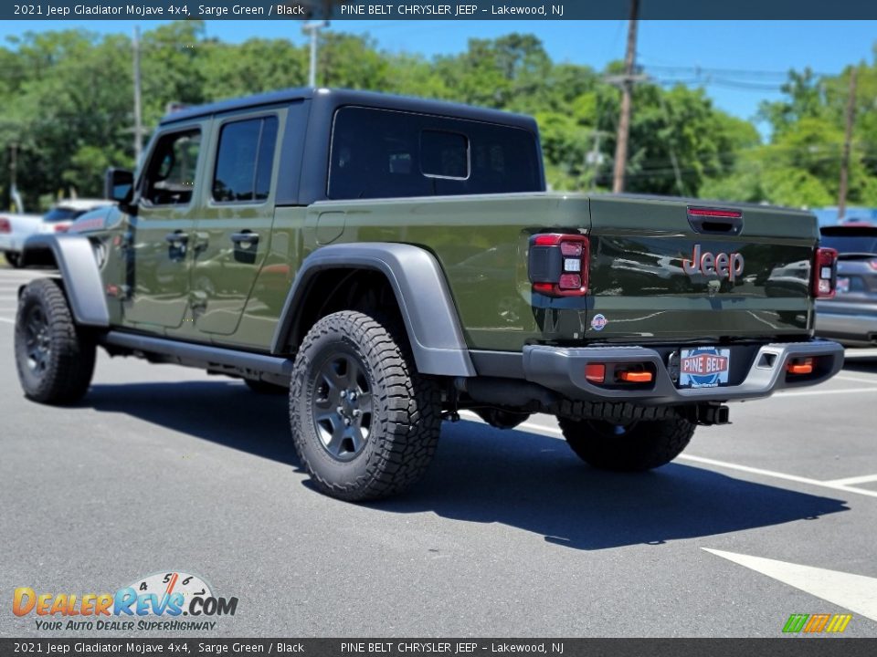 2021 Jeep Gladiator Mojave 4x4 Sarge Green / Black Photo #6