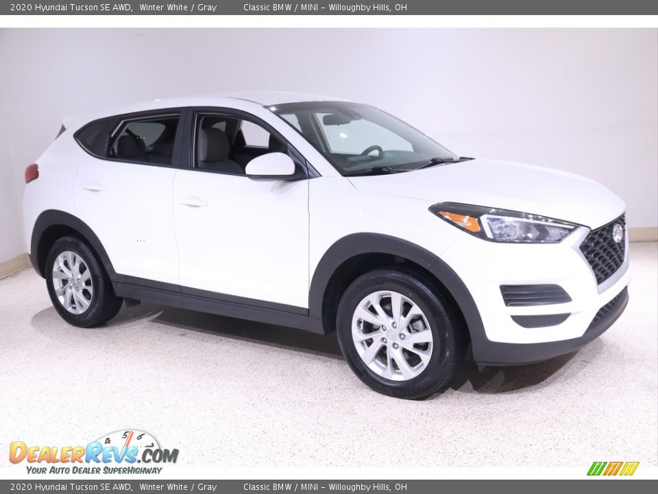 2020 Hyundai Tucson SE AWD Winter White / Gray Photo #1