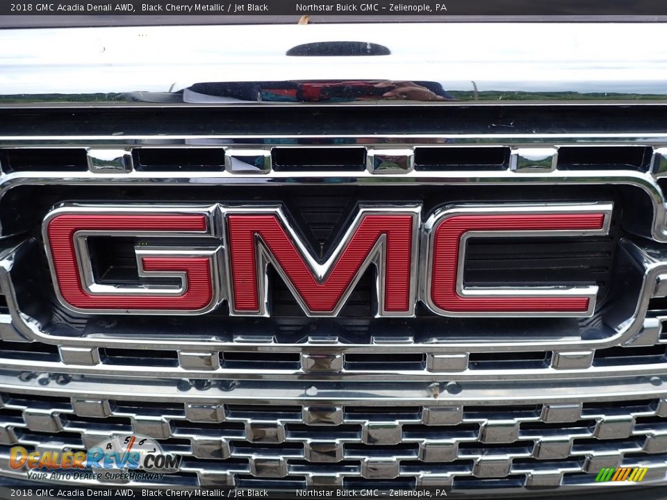 2018 GMC Acadia Denali AWD Black Cherry Metallic / Jet Black Photo #2