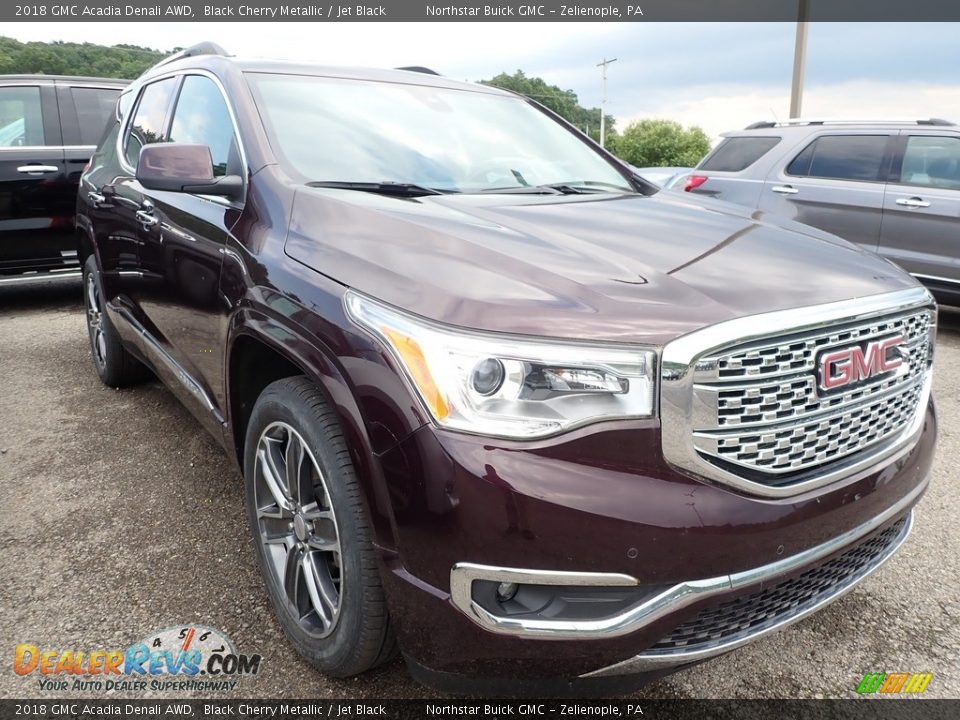 Black Cherry Metallic 2018 GMC Acadia Denali AWD Photo #3