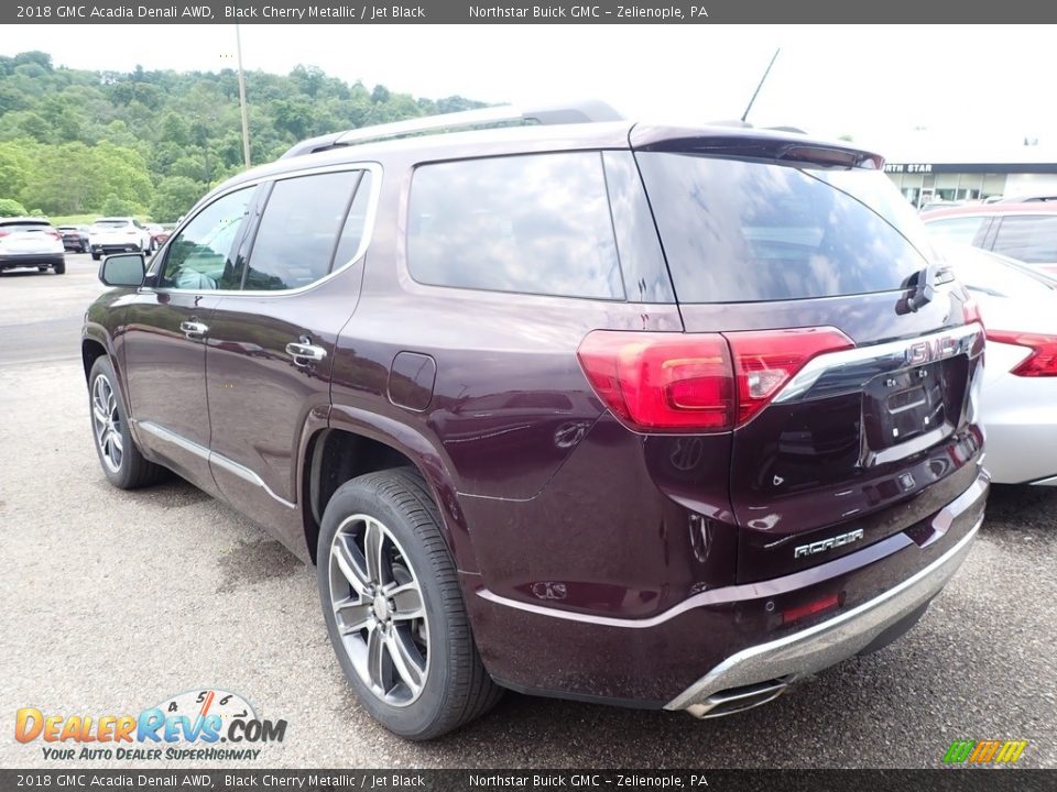 2018 GMC Acadia Denali AWD Black Cherry Metallic / Jet Black Photo #5