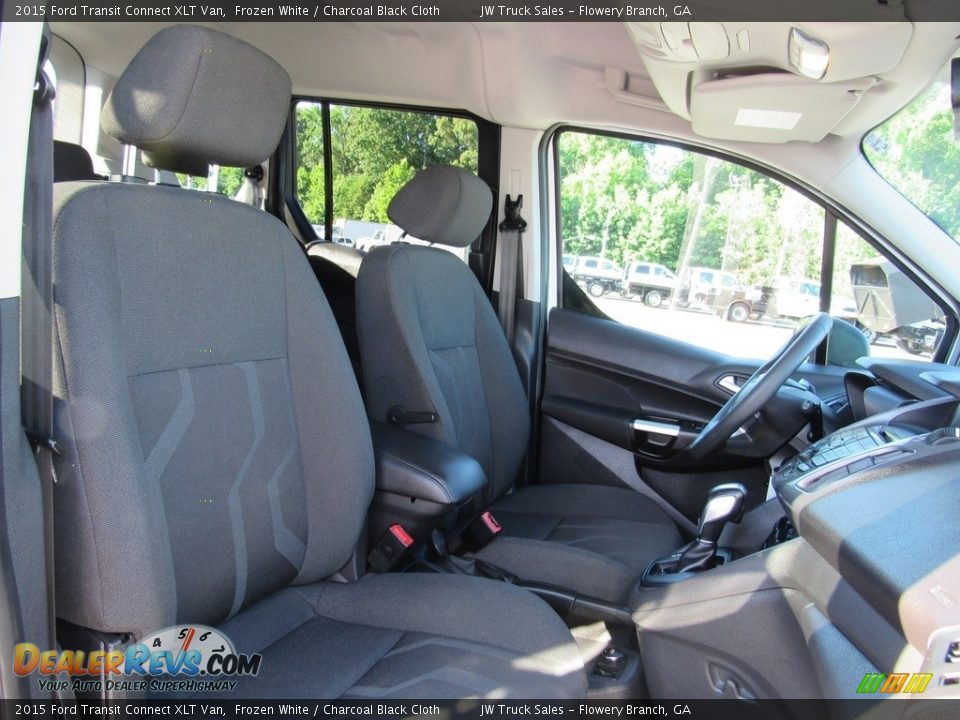 2015 Ford Transit Connect XLT Van Frozen White / Charcoal Black Cloth Photo #30