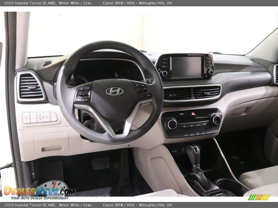 2020 Hyundai Tucson SE AWD Winter White / Gray Photo #6