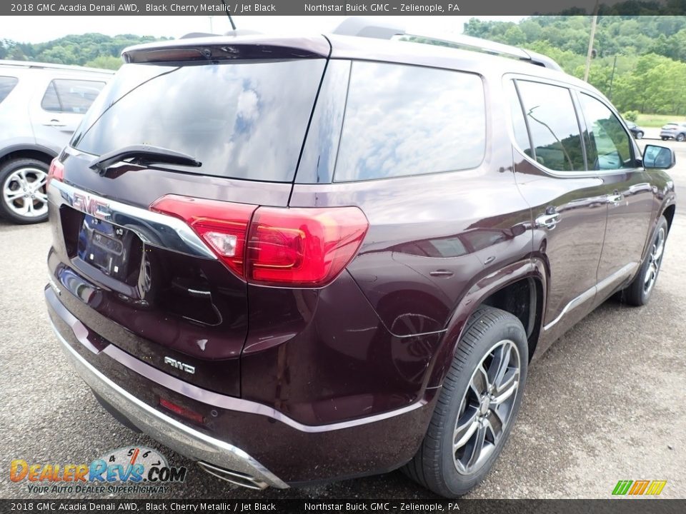 2018 GMC Acadia Denali AWD Black Cherry Metallic / Jet Black Photo #7