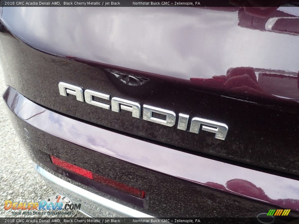 2018 GMC Acadia Denali AWD Black Cherry Metallic / Jet Black Photo #8