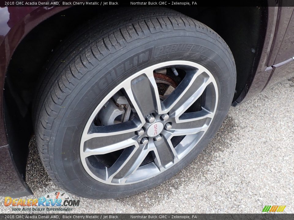 2018 GMC Acadia Denali AWD Black Cherry Metallic / Jet Black Photo #9
