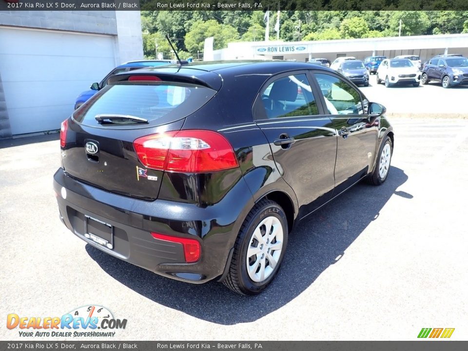 2017 Kia Rio LX 5 Door Aurora Black / Black Photo #2