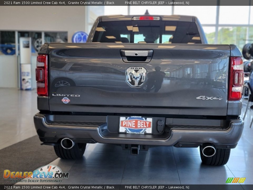 2021 Ram 1500 Limited Crew Cab 4x4 Granite Crystal Metallic / Black Photo #7