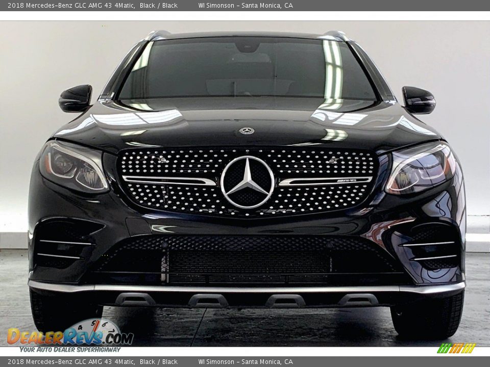 2018 Mercedes-Benz GLC AMG 43 4Matic Black / Black Photo #2
