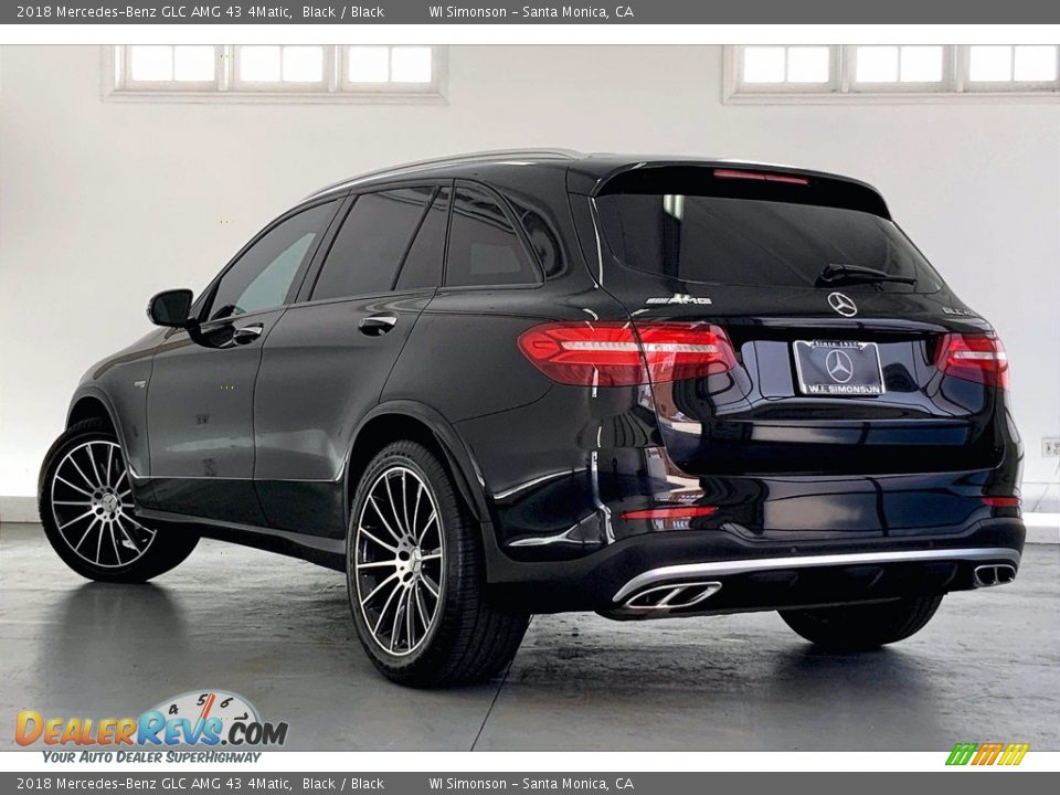 2018 Mercedes-Benz GLC AMG 43 4Matic Black / Black Photo #10