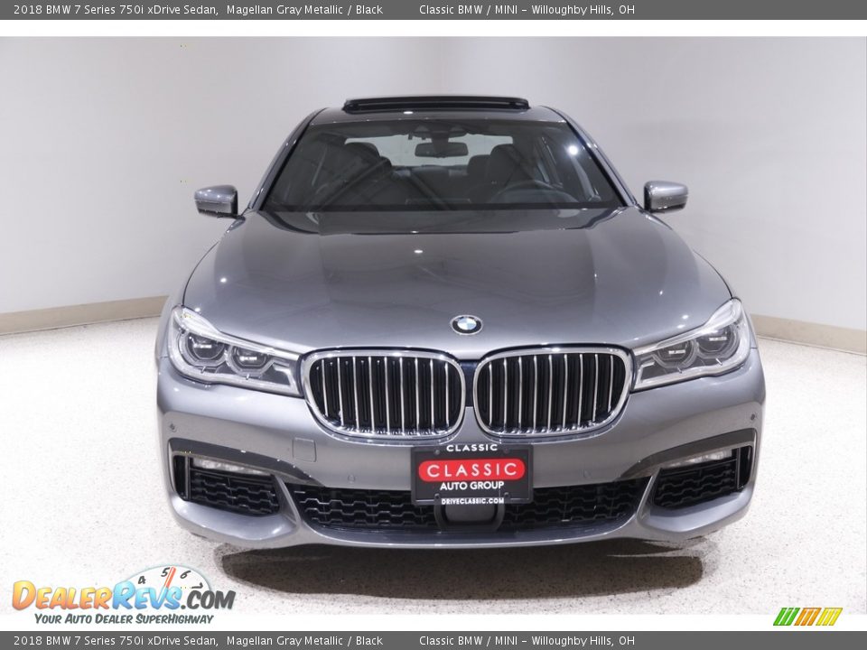 2018 BMW 7 Series 750i xDrive Sedan Magellan Gray Metallic / Black Photo #2