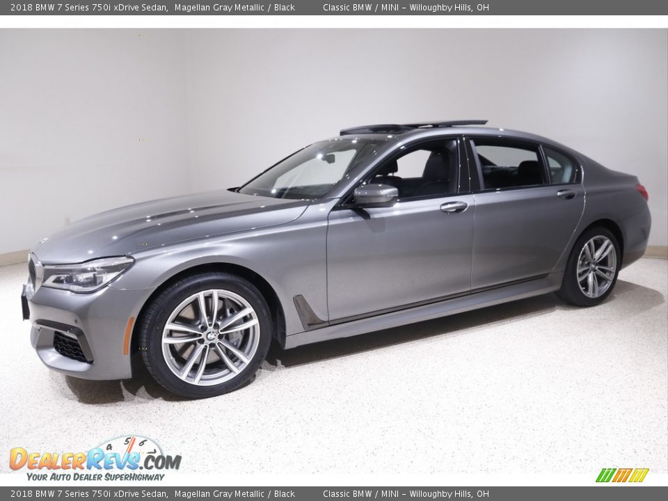 Magellan Gray Metallic 2018 BMW 7 Series 750i xDrive Sedan Photo #3