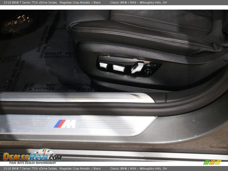 2018 BMW 7 Series 750i xDrive Sedan Magellan Gray Metallic / Black Photo #6