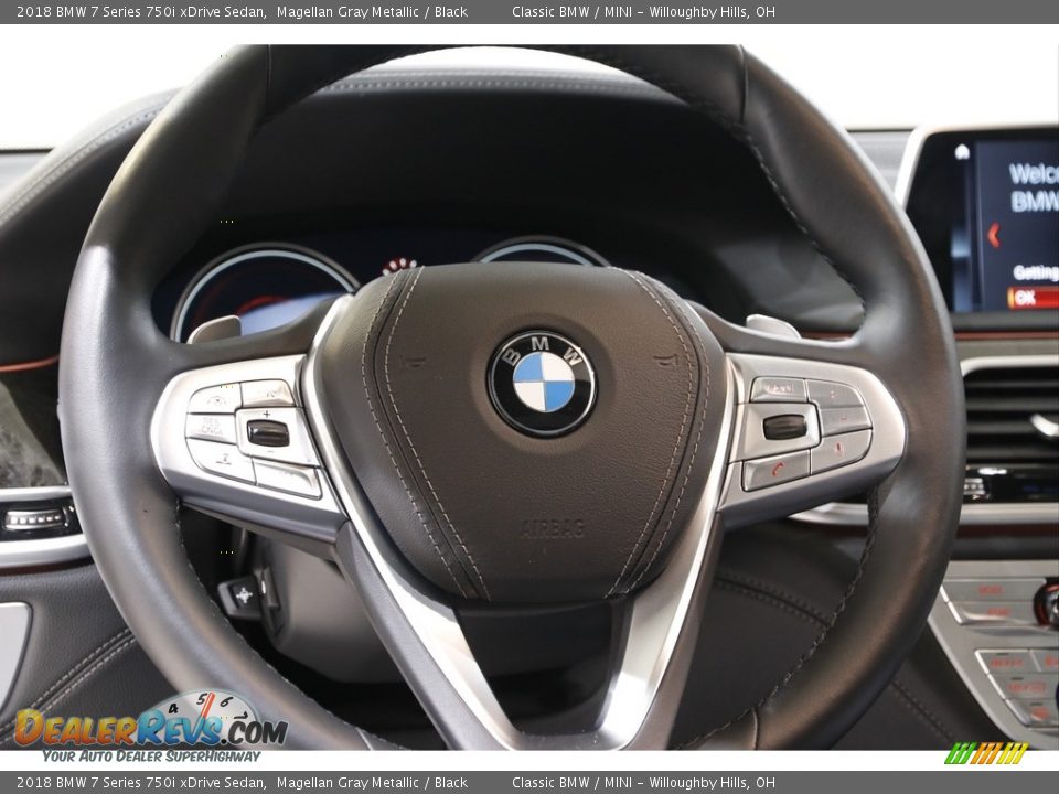 2018 BMW 7 Series 750i xDrive Sedan Steering Wheel Photo #8