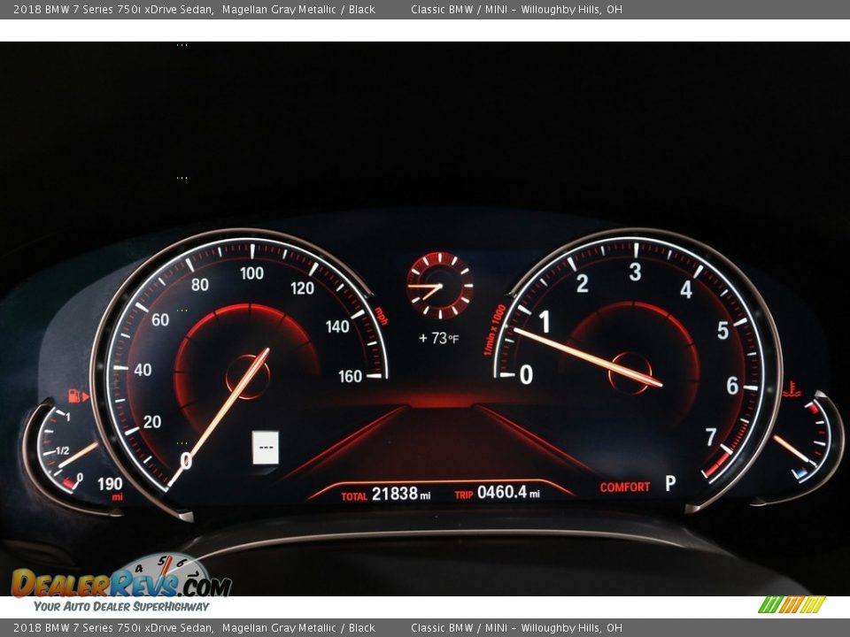 2018 BMW 7 Series 750i xDrive Sedan Gauges Photo #9