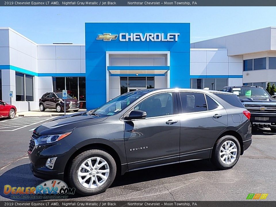 2019 Chevrolet Equinox LT AWD Nightfall Gray Metallic / Jet Black Photo #1