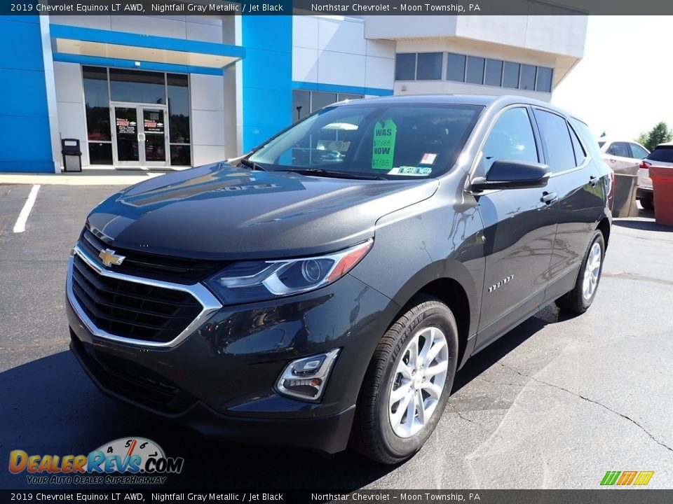 2019 Chevrolet Equinox LT AWD Nightfall Gray Metallic / Jet Black Photo #2