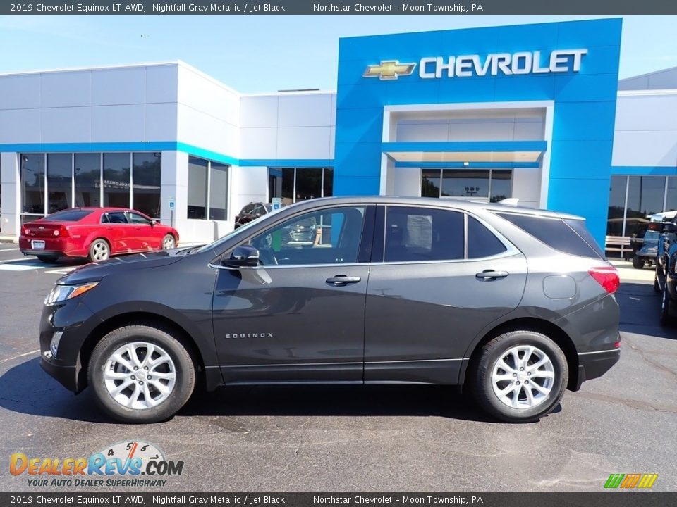 2019 Chevrolet Equinox LT AWD Nightfall Gray Metallic / Jet Black Photo #3